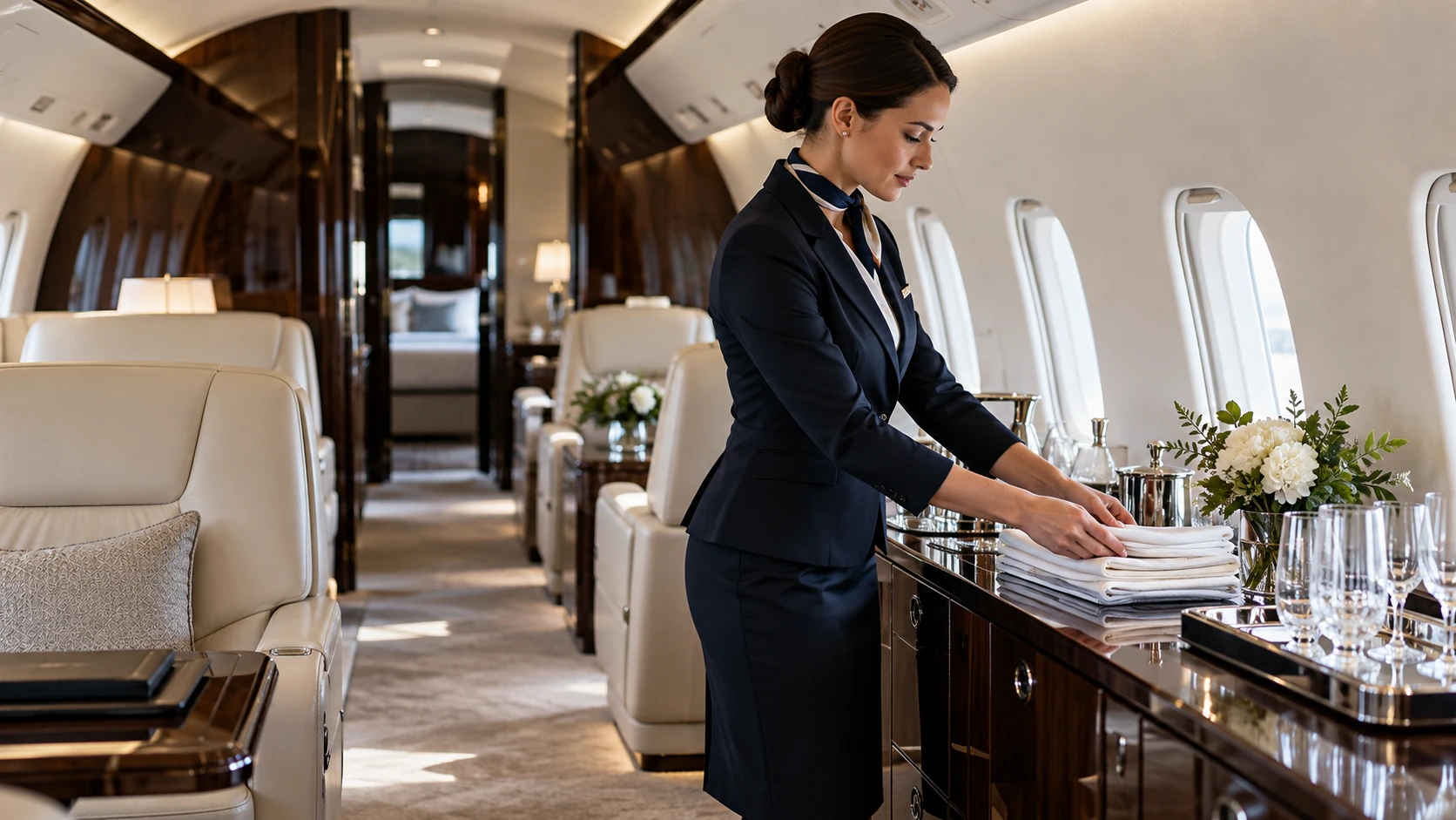 How to Recruit Private Jet Cabin Crew for a UHNW Principal